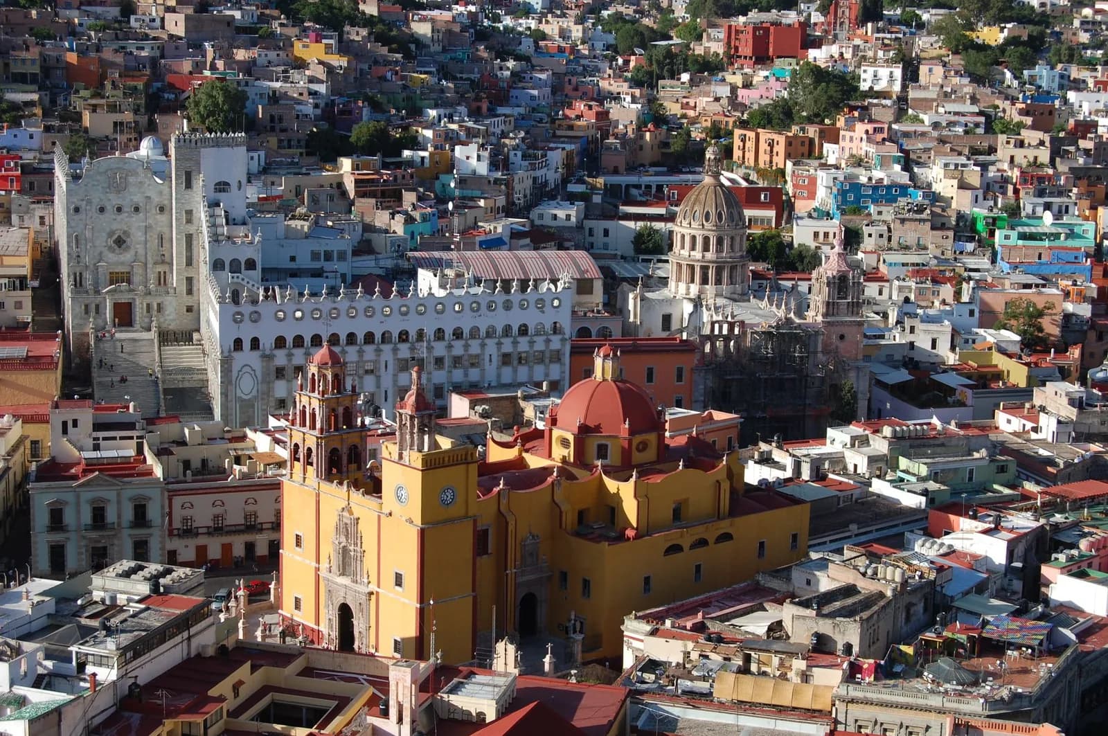 Panorama de Guanajuato, ville coloniale du centre du Mexique