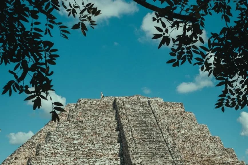 Pyramide de Kukulcán (Castillo) à Mayapán, Yucatán